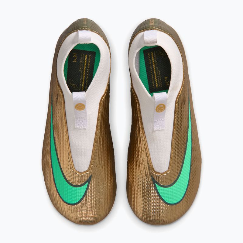 Detské kopačky Nike Jr. Mercurial Superfly 11 Academy "Kylian Mbappé" metallic gold/green glow 4