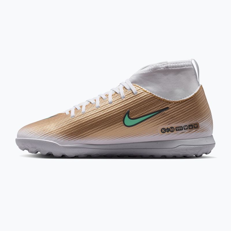 Detské kopačky Nike Jr. Mercurial Superfly 11 Club "Kylian Mbappé" metallic gold/green glow 2
