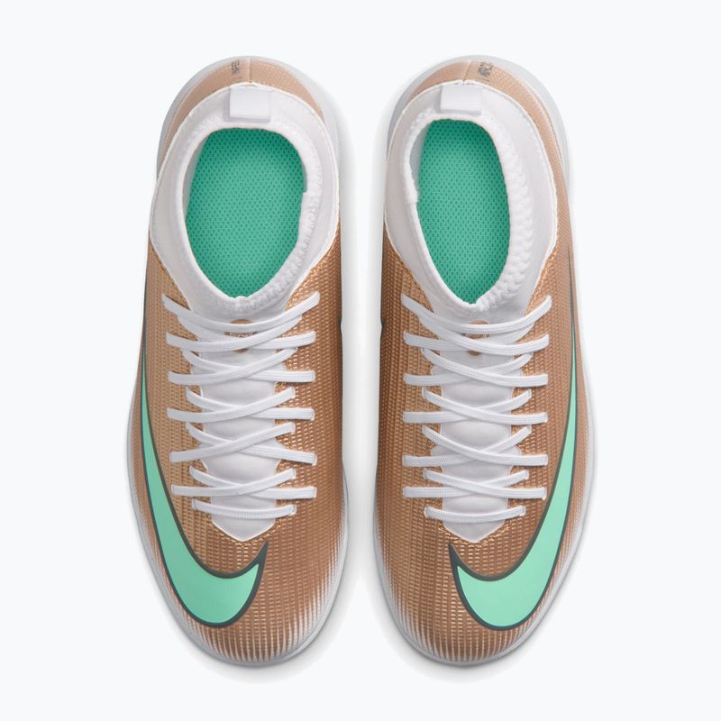 Detské kopačky Nike Jr. Mercurial Superfly 11 Club "Kylian Mbappé" metallic gold/green glow 4