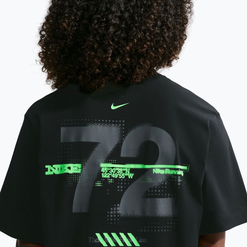 Dámske bežecké tričko Nike Swift Dri-Fit black/no color/illusion green 5
