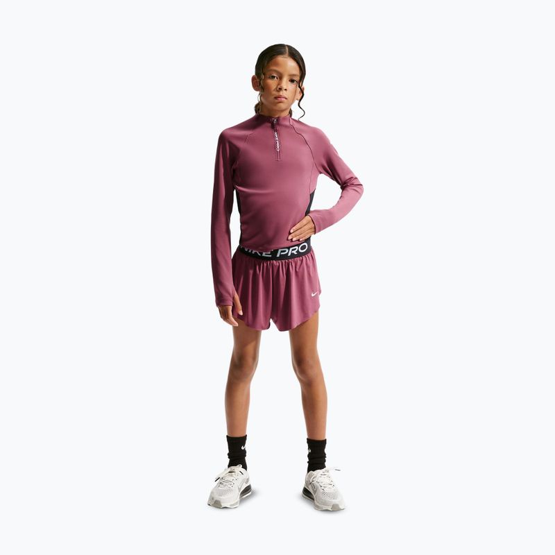 Detské šortky Nike Pro pink smoke/black/white 2