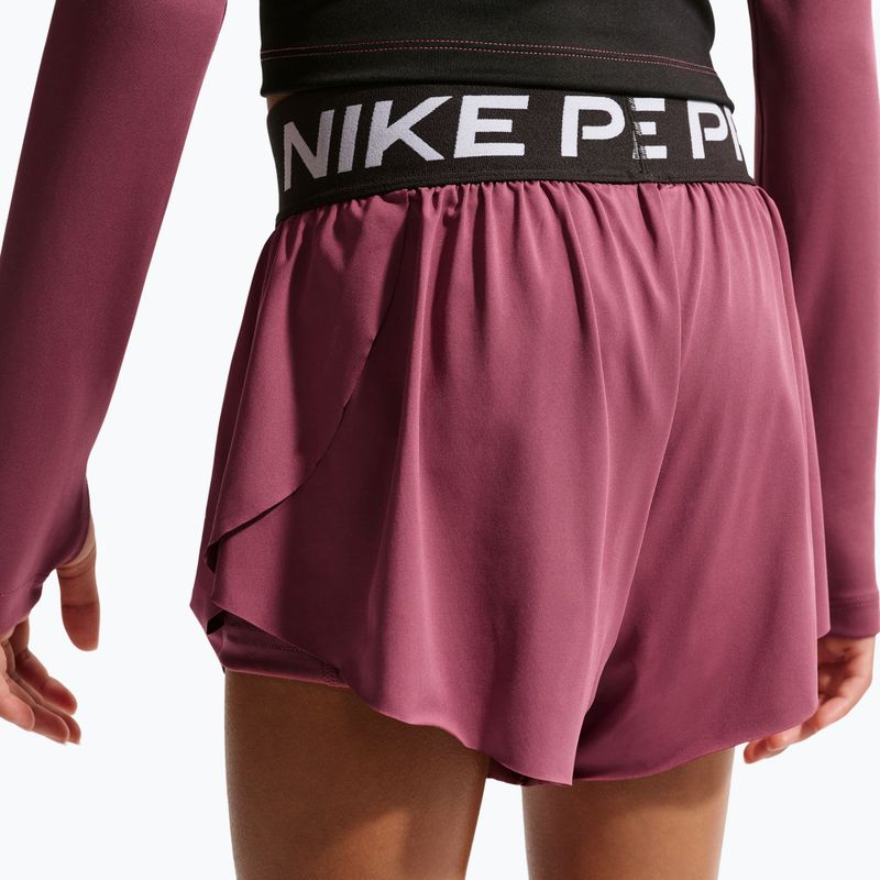 Detské šortky Nike Pro pink smoke/black/white 5