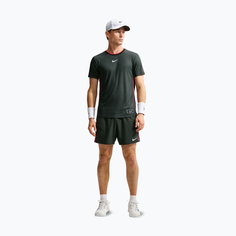 Polo tričko Nike Court Slam Aero-Fit Black Spruce/White 2