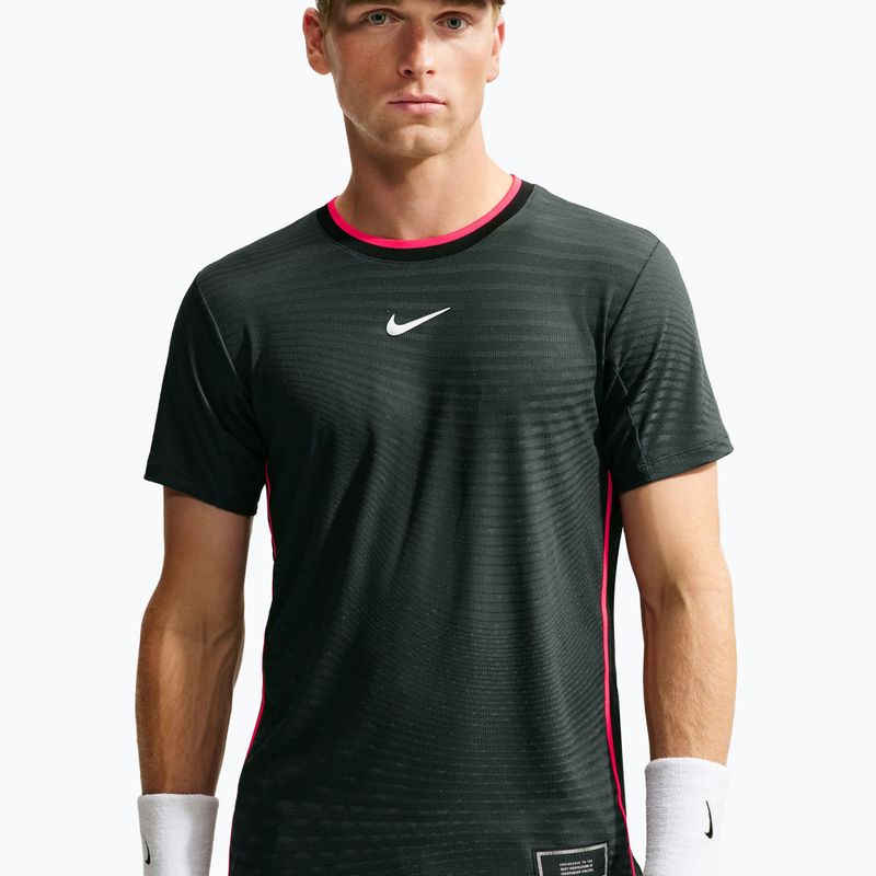 Polo tričko Nike Court Slam Aero-Fit Black Spruce/White 4