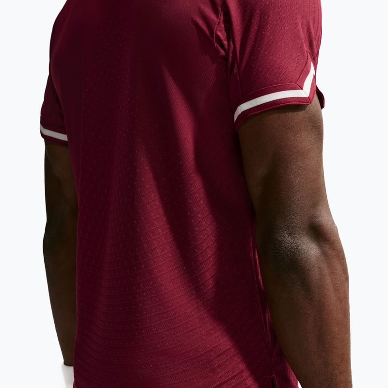 Polo tričko Nike Court Slam Aero-Fit Team Red/Pale Ivory 5