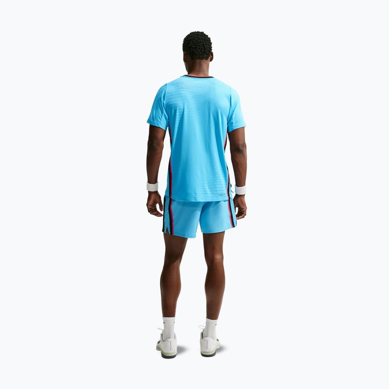 Polo tričko Nike Court Slam Aero-Fit Baltic Blue/Black 3