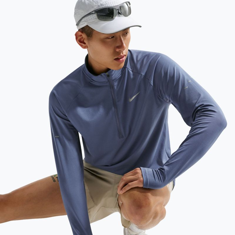 Pánska bežecká mikina Nike Stride 1/4 Zip Dri-Fit diffused blue 5