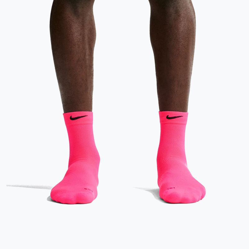Ponožky Nike Run Lightweight Micro Crew Hyper Pink/Black 4
