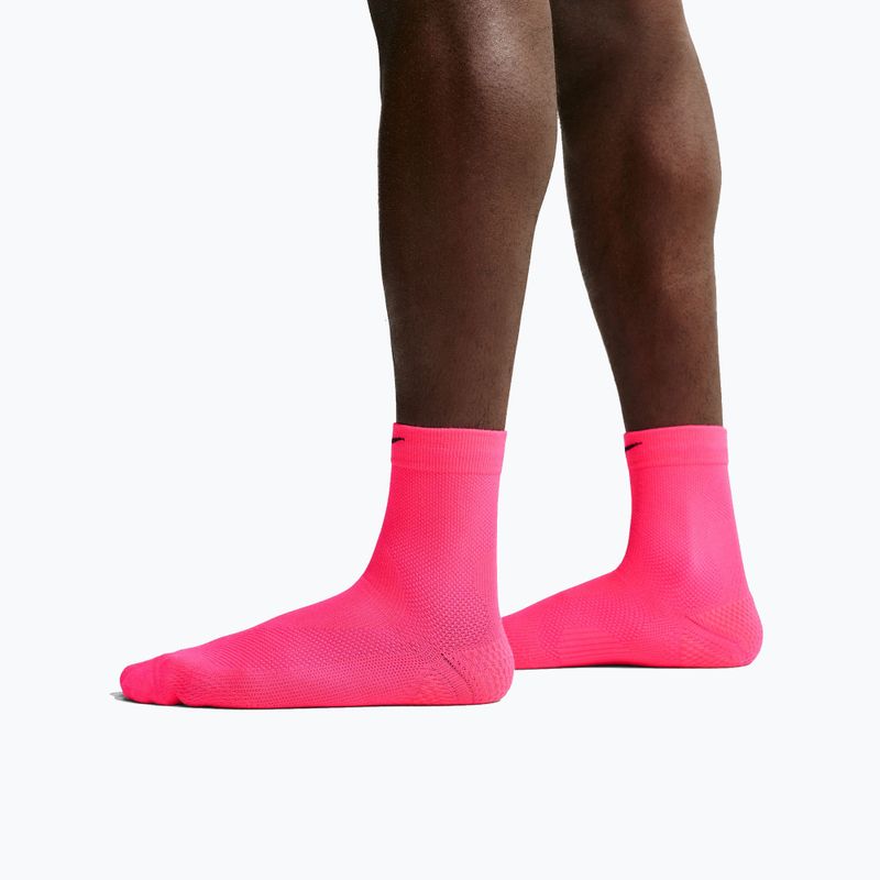 Ponožky Nike Run Lightweight Micro Crew Hyper Pink/Black 6