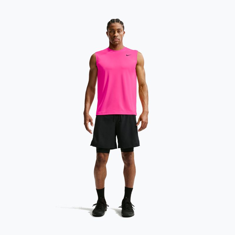 Pánske tréningové tričko Nike Dri-FIT Sleeveless Training Top hyper pink/black 7