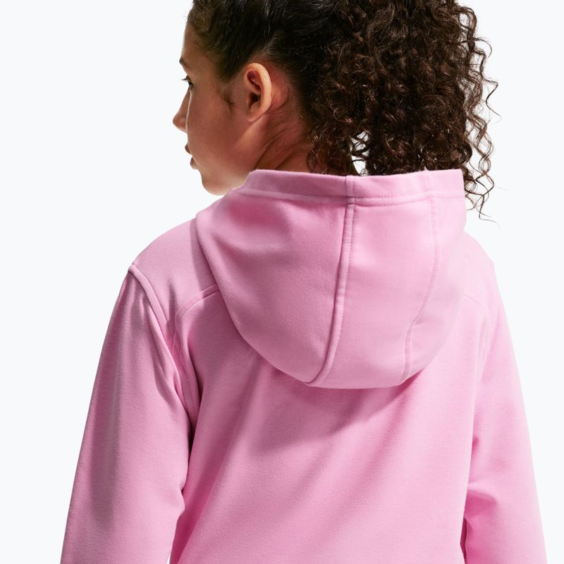 Detská mikina Nike Pro Fleece pink rise/pink rise/black/white 4