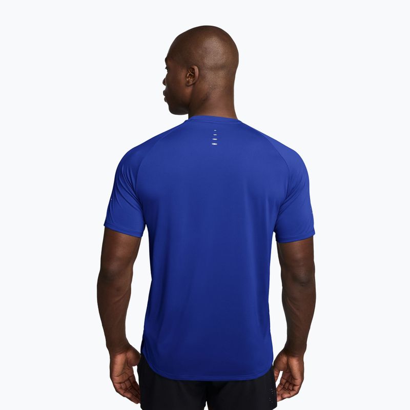 Pánske bežecké tričko Nike Stride hyper royal 2