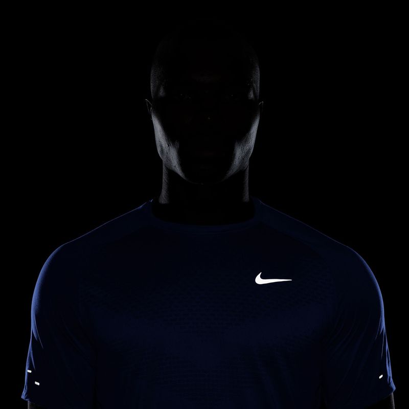 Pánske bežecké tričko Nike Stride hyper royal 4