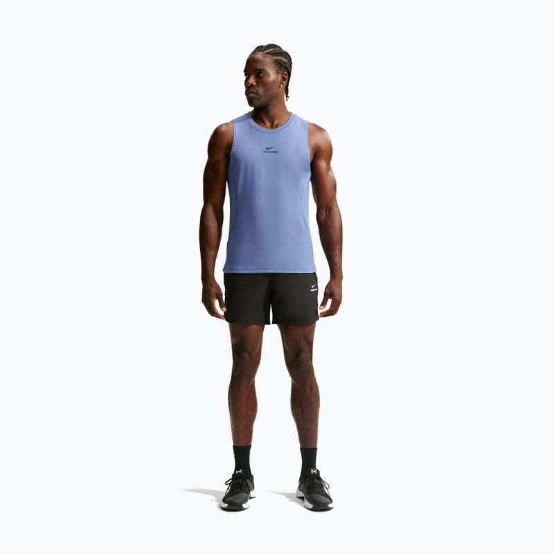Pánske tréningové tričko Nike Pro indigo storm/black 8