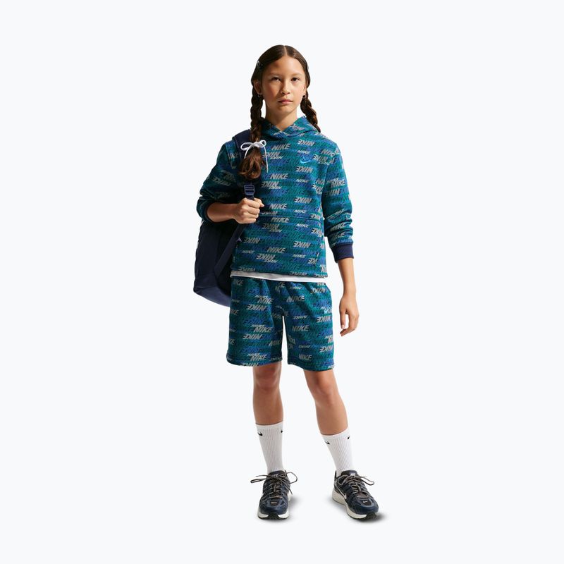 Detská mikina Nike Sportswear Club Fleece bright spruce/midnight navy/game royal 2