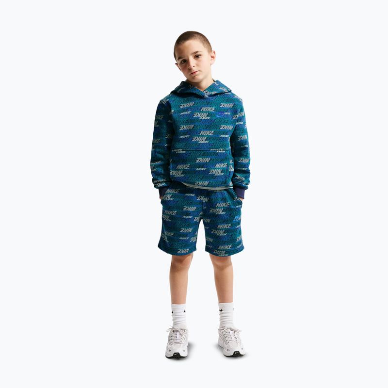 Detská mikina Nike Sportswear Club Fleece bright spruce/midnight navy/game royal 3