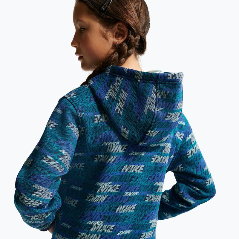 Detská mikina Nike Sportswear Club Fleece bright spruce/midnight navy/game royal 7