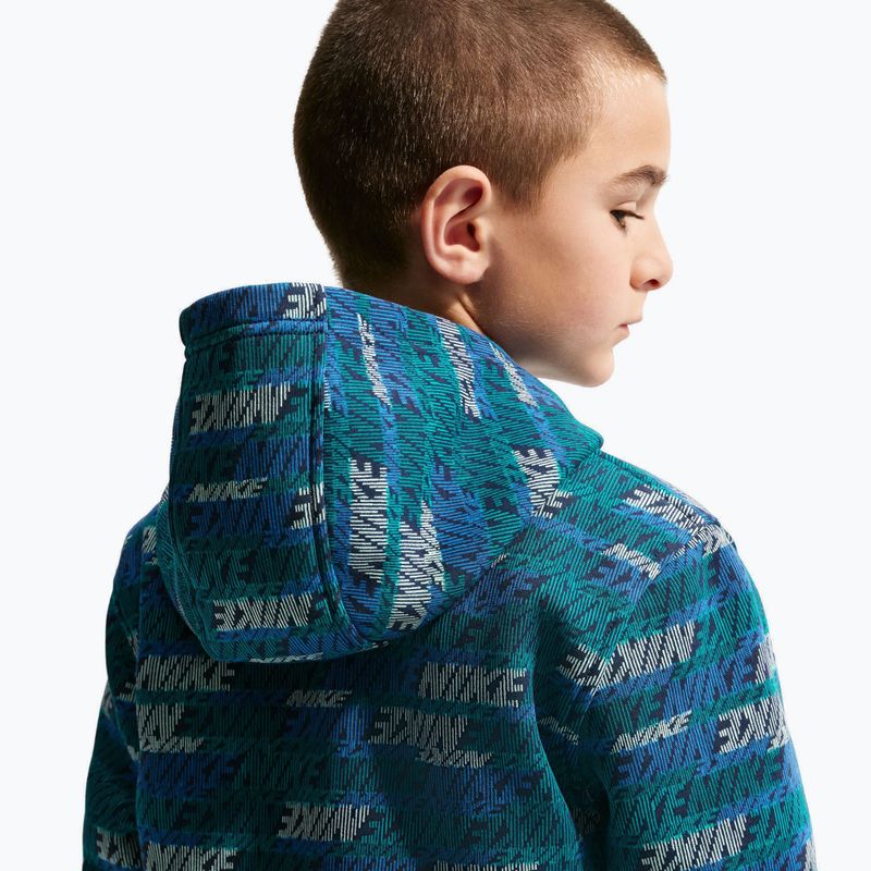Detská mikina Nike Sportswear Club Fleece bright spruce/midnight navy/game royal 8