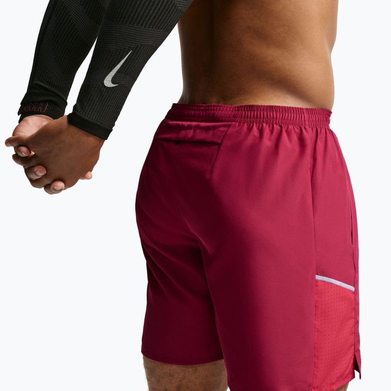 Pánske bežecké šortky Nike Miler tough red/sport red 6