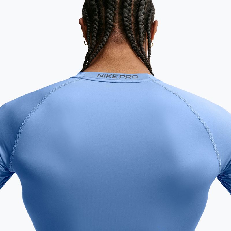Pánske tréningové tričko longsleeve Nike Pro indigo storm/black 4