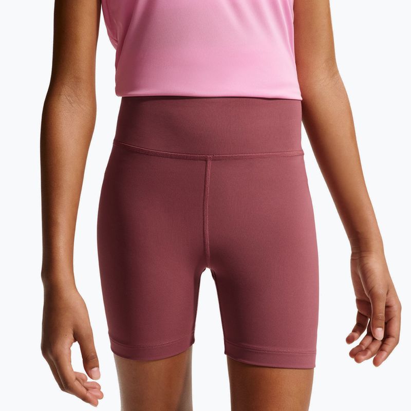 Detské šortky Nike One pink smoke/white