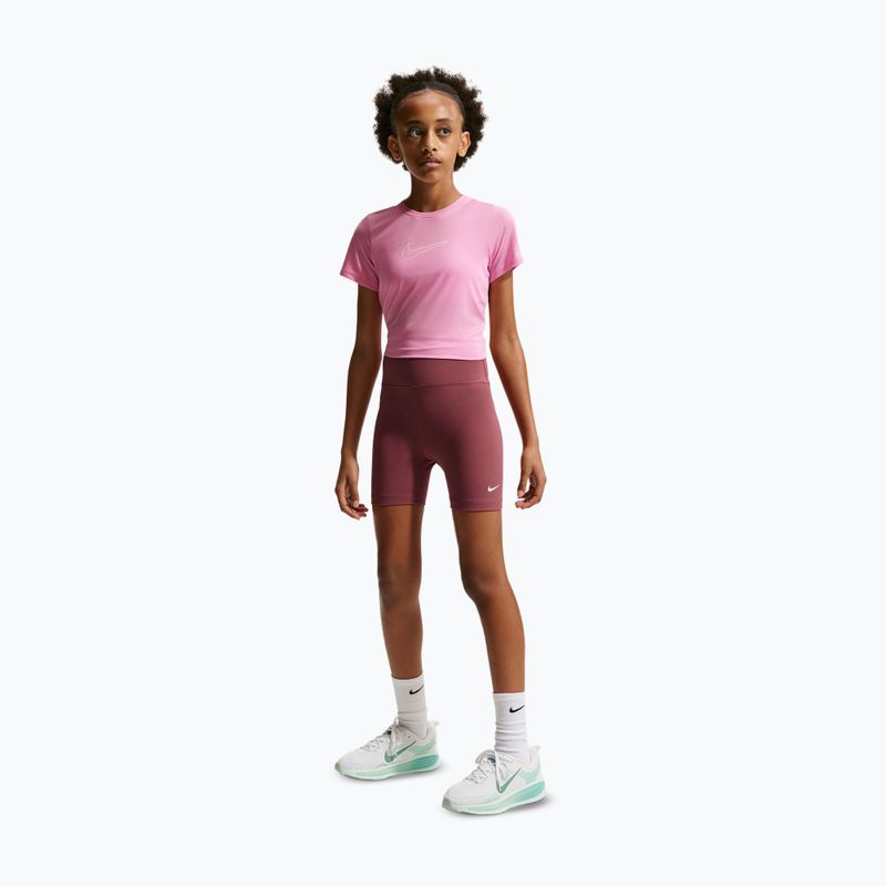 Detské šortky Nike One pink smoke/white 2