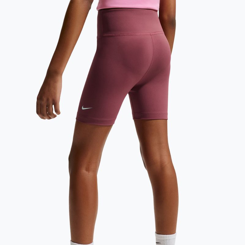 Detské šortky Nike One pink smoke/white 5