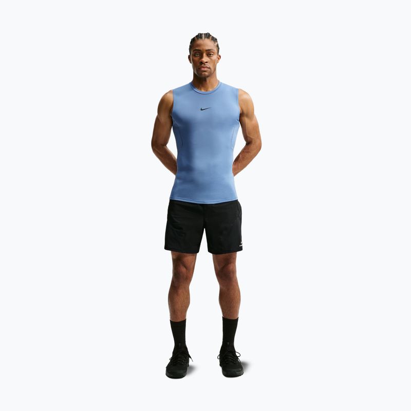 Pánske tréningové tričko Nike Pro indigo storm/black 7