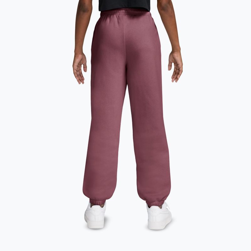 Detské nohavice Nike Sportswear Studio Fleece pink smoke/white 2