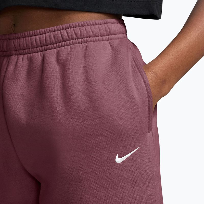 Detské nohavice Nike Sportswear Studio Fleece pink smoke/white 3
