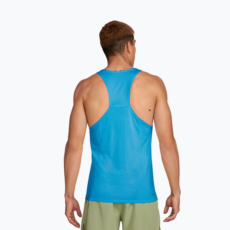 Pánske bežecké tričko Nike Fast Dri-Fit light current blue 2
