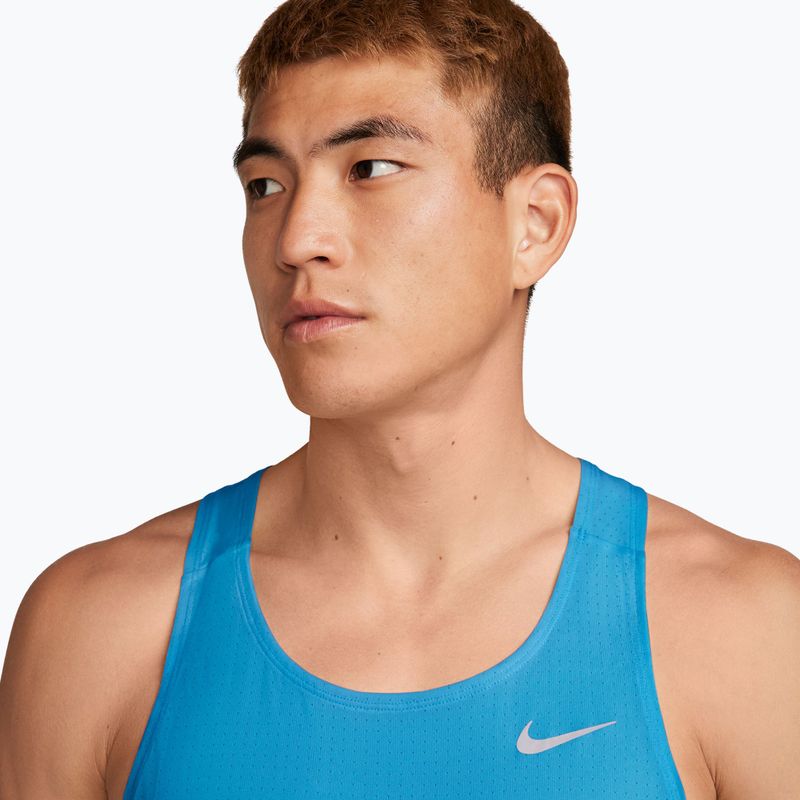 Pánske bežecké tričko Nike Fast Dri-Fit light current blue 3