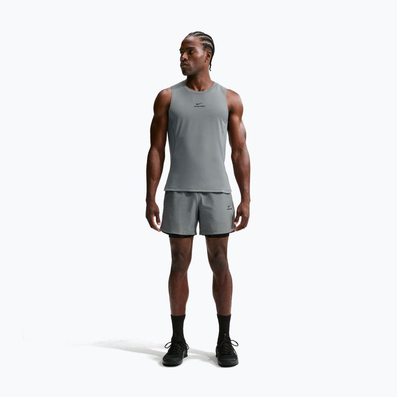 Pánske tréningové tričko Nike Pro smoke grey/black 7
