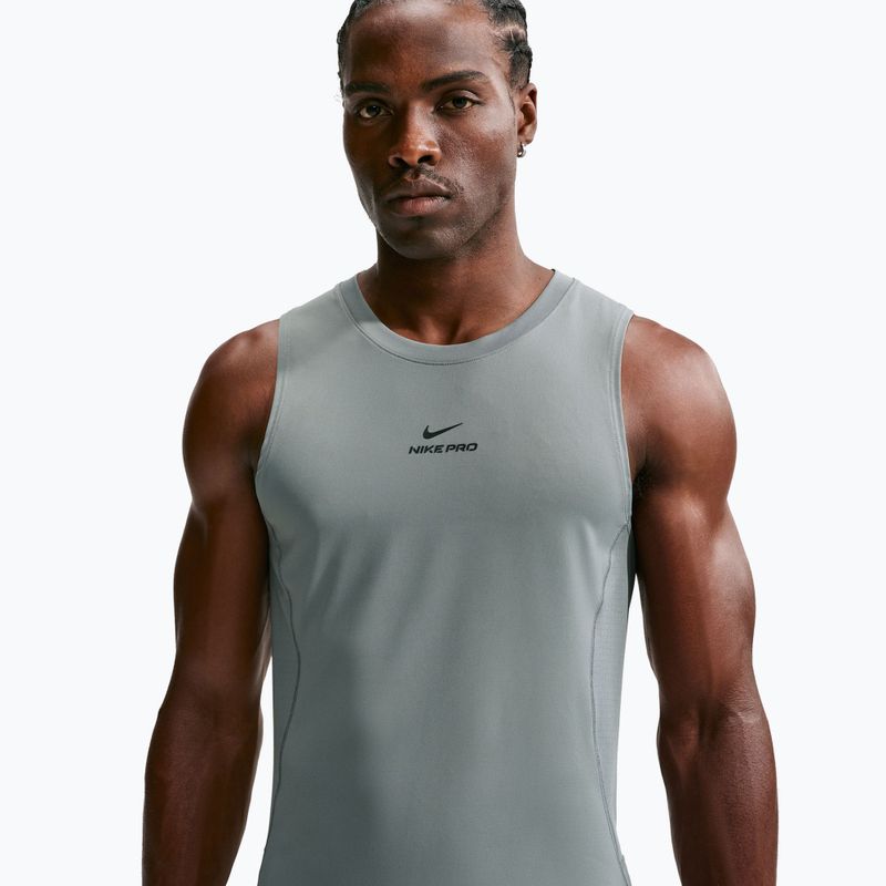 Pánske tréningové tričko Nike Pro smoke grey/black 3