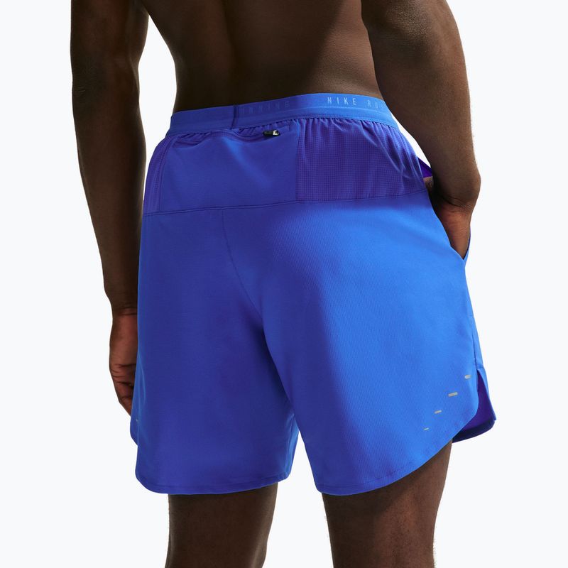 Pánske bežecké šortky Nike Stride Dri-Fit Brief-Lined 7" hyper royal 5