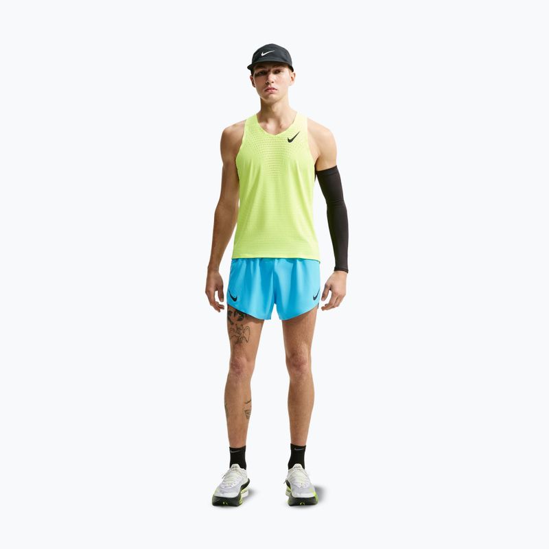 Pánske bežecké šortky Nike AeroSwift light current blue/black 2