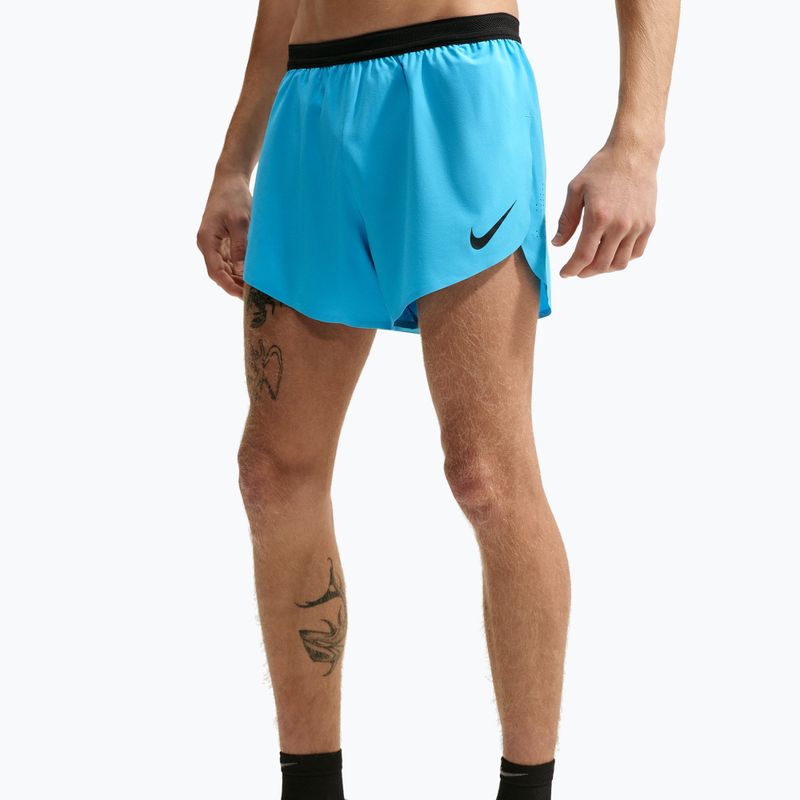 Pánske bežecké šortky Nike AeroSwift light current blue/black 5