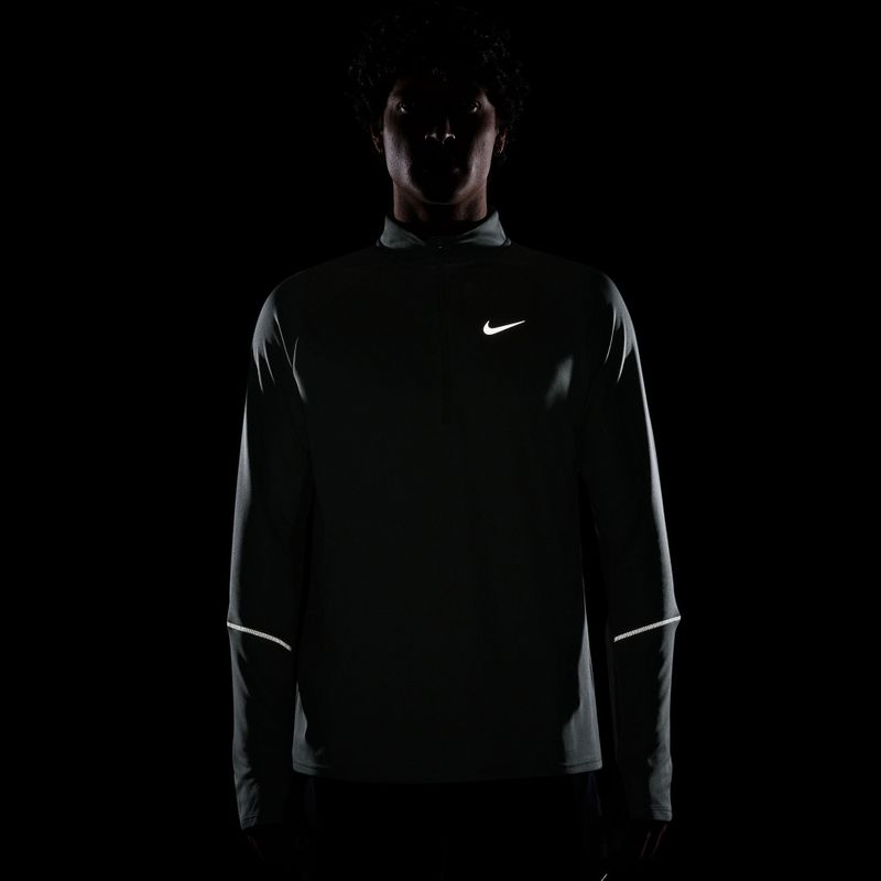 Pánska bežecká mikina Nike Miler Dri-Fit UV 1/2 Zip camo green 4