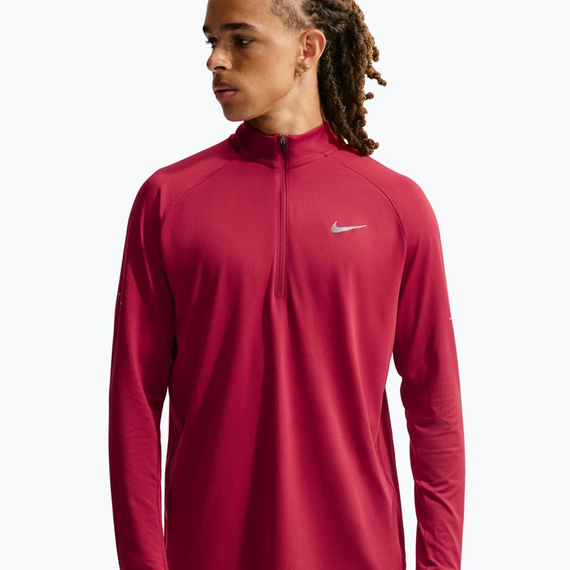 Pánska bežecká mikina Nike Stride 1/4 Zip Dri-Fit tough red 4