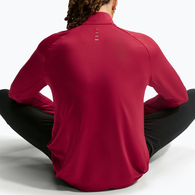 Pánska bežecká mikina Nike Stride 1/4 Zip Dri-Fit tough red 5
