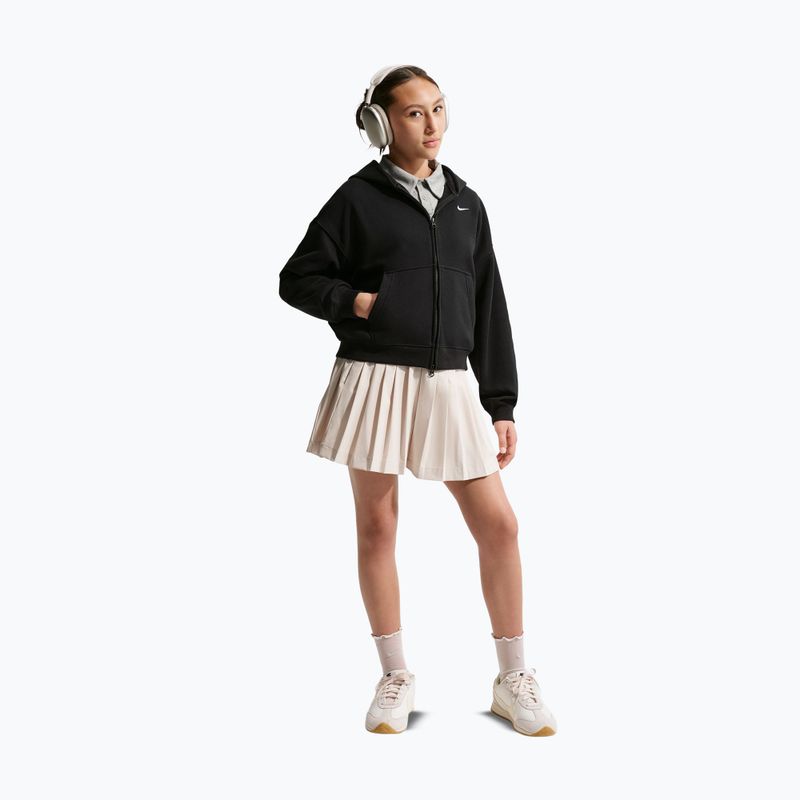 Detská mikina Nike Sportswear Studio Fleece black/white 3