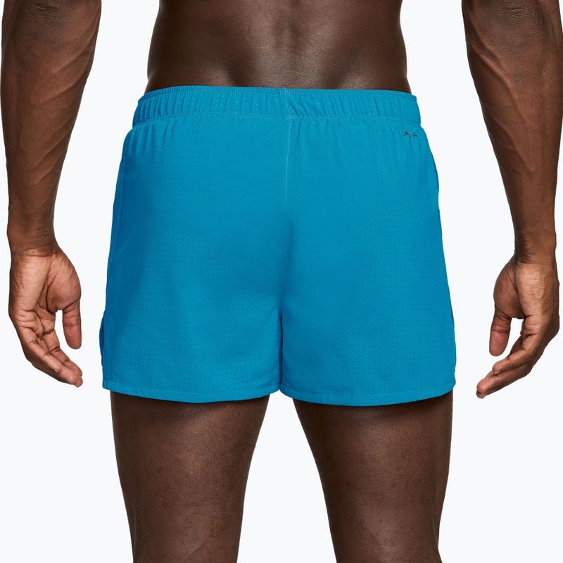 Pánske bežecké šortky Nike Fast light current blue/black 2