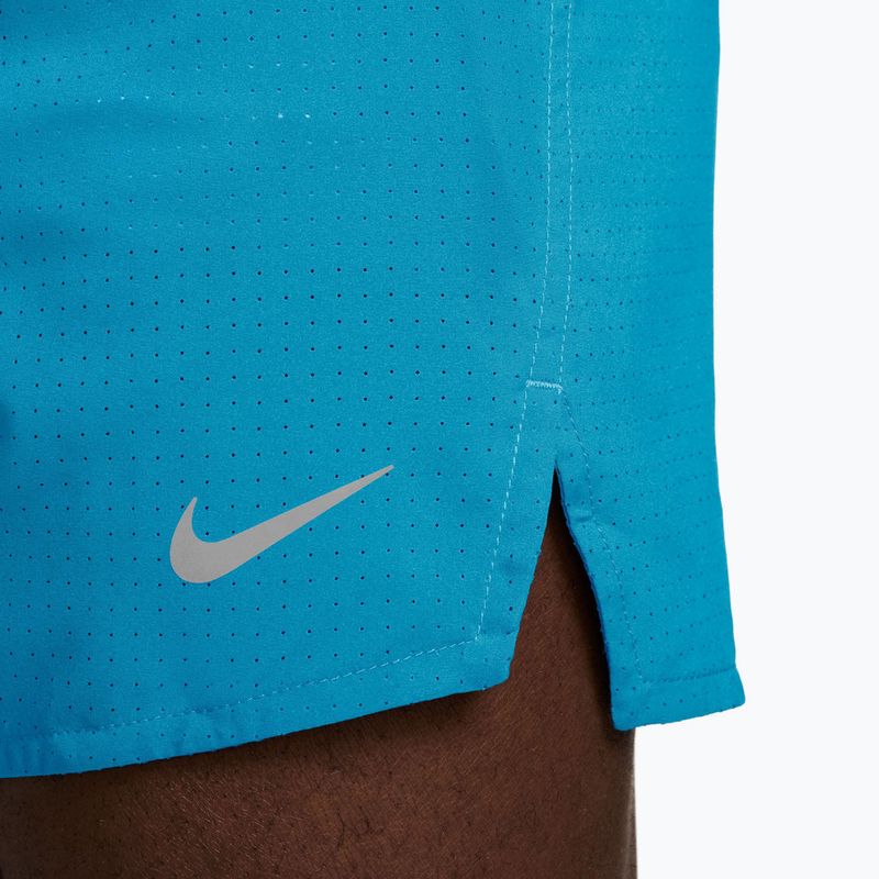 Pánske bežecké šortky Nike Fast light current blue/black 4