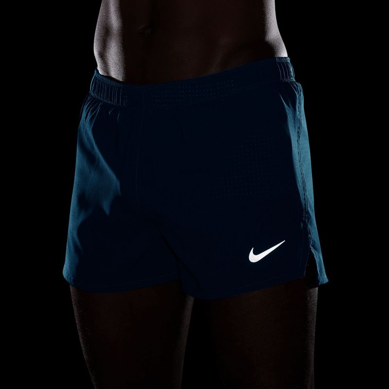 Pánske bežecké šortky Nike Fast light current blue/black 5