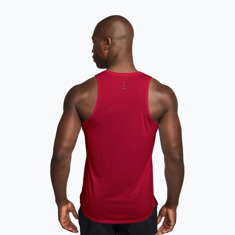 Pánske bežecké tričko Nike Stride tough red 2