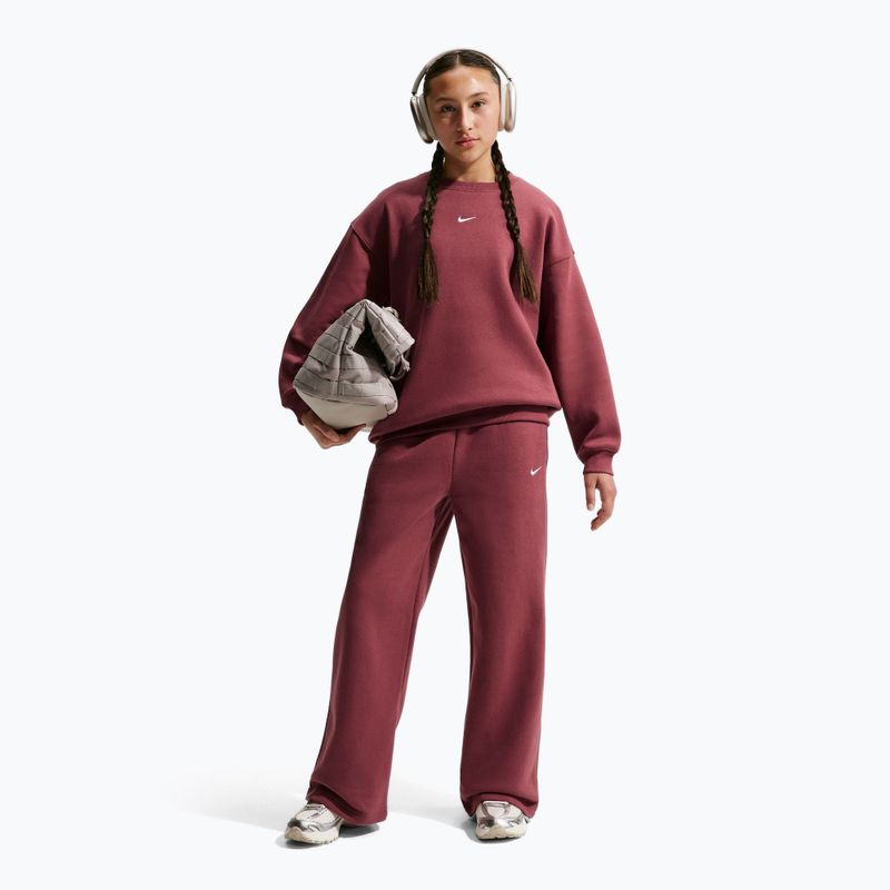 Detská mikina Nike Sportswear Studio pink smoke/white 2