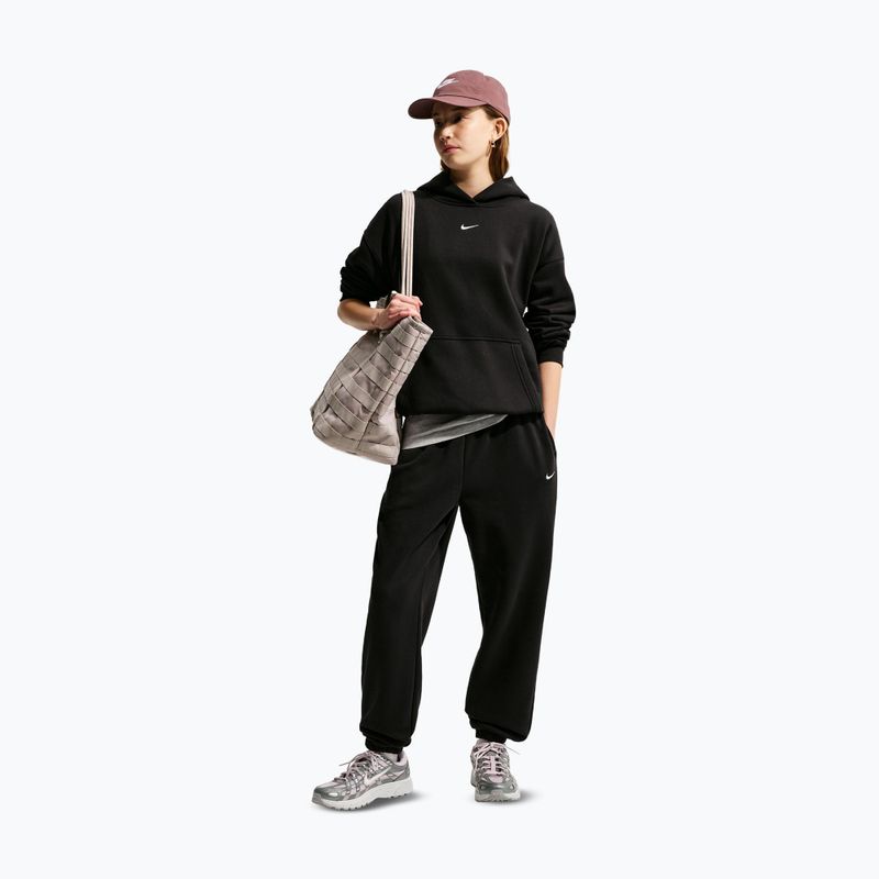 Detské nohavice Nike Sportswear Studio Fleece black/white 2