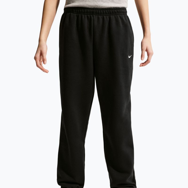 Detské nohavice Nike Sportswear Studio Fleece black/white 4