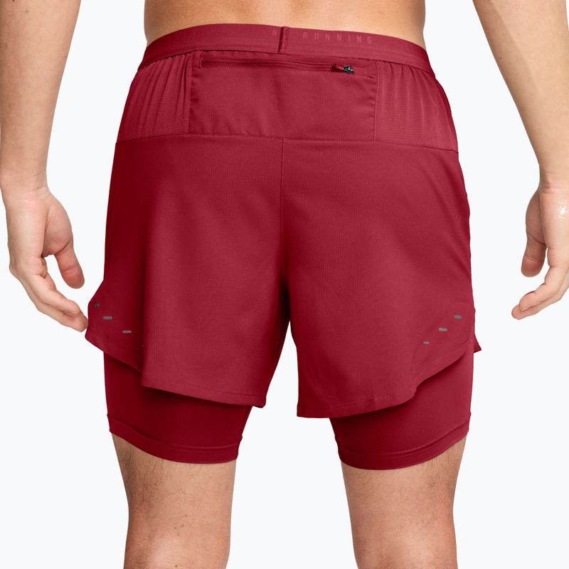 Pánske bežecké šortky Nike Stride tough red 2
