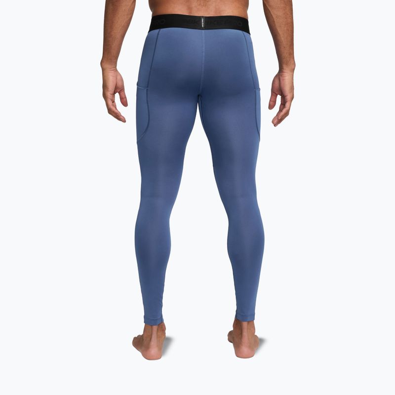 Pánske legíny Nike Pro indigo storm/black 2